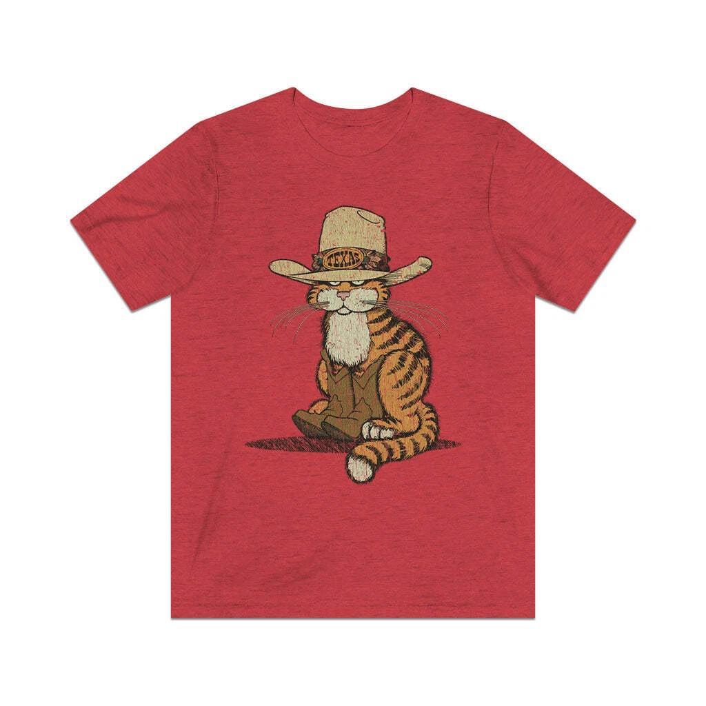 Texas Tabby 1986 Vintage Men s T shirt L