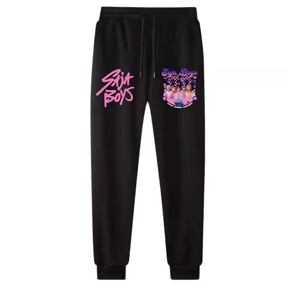 Kpop Demon Hunter Pants Harajuku Streetwear Men Women Jogging Sweatpants Print Running Trousers Sport Jogger Pants