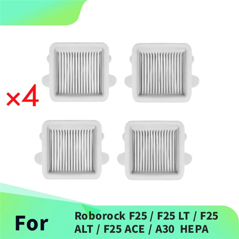 A65T-Ersatzfilter- 4er-Set Für Roborock F25/F25 LT/F25 ALT/F25 ACE/A30 Staubsauger Zubehörteile