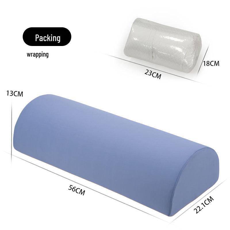 Ergonomic Half-Cylinder Cervical Pillow for Neck Support and Traction