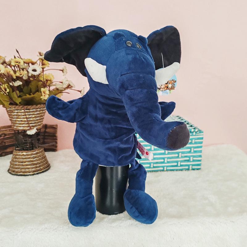 Animal Hand Puppet Plush Toy for Parent-Child Interaction - Storytelling Glove Doll with Movable Mouth