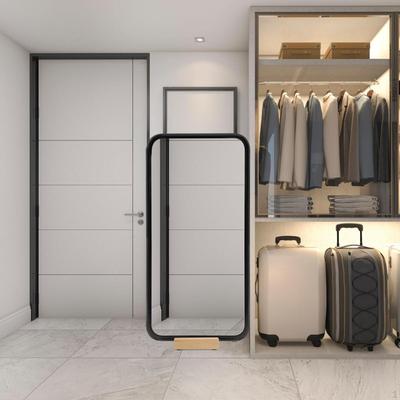 Full Body Mirror Stand Artwork Rack Anti Slip, Wooden Display Mount, Holder for Shop Office