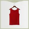 Loose Slim Vest Thin Women's Summer Pure Cotton Sleeveless Top with A Base and A Slim Summer Casual Strap