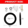 RVs Toilet Repair Seal Set, Silicone Molded Seal Kit with Mounting Hardware for 300 310 320 385311652 Routine Service