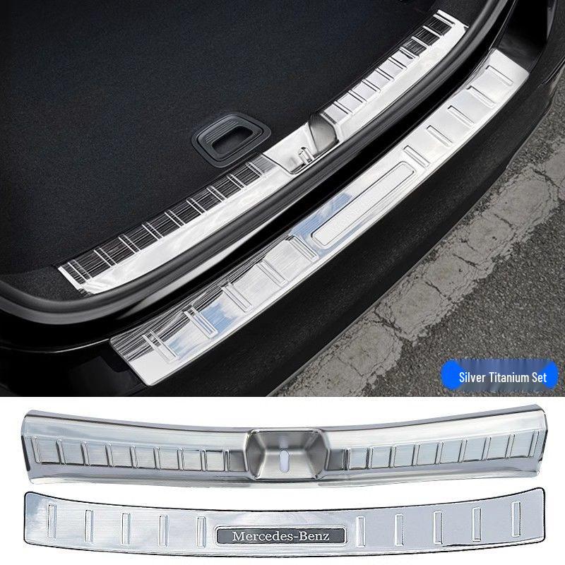 Mercedes-Benz E-Class E300L/E260L 2024-25 Door Sill Scuff Plates & Trunk Protector Welcome Pedal Decoration