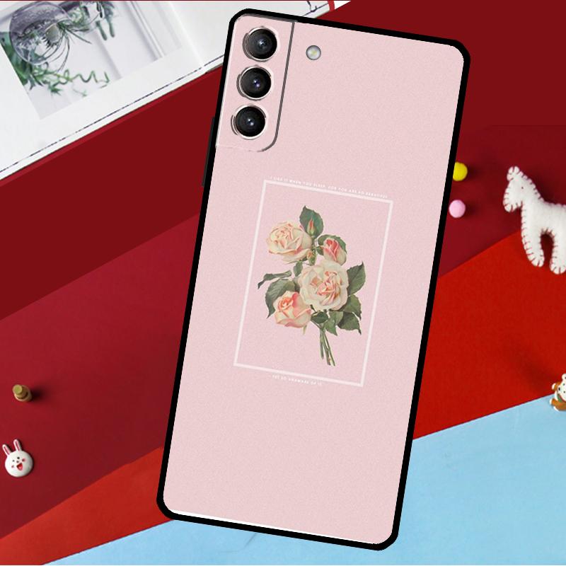 

Эстетичный Цветочный Чехол Для Samsung Galaxy S26 S25 S23 S22 S20 S24 Ultra S9 S10 Plus S21 FE S25 FE Чехол Для Телефона Galaxy S22Ultra