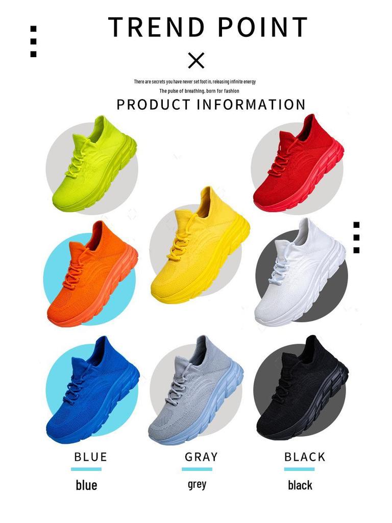 Men's Summer Lightweight Mesh Casual Running Shoes - Breathable, Versatile & Comfortable