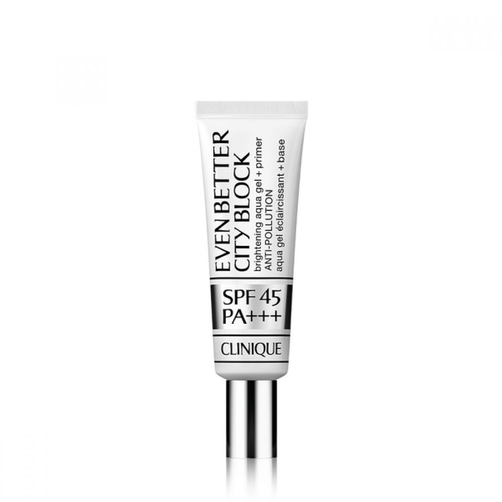 Clinique Even Better City Block Brightening Aqua Gel Plus Primer Spf45 Pa+++ 30m Single option