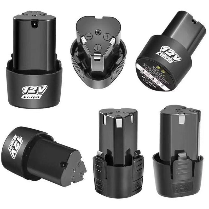 12V Rechargeable Lithium Drill Battery and Charger - Model B, Old Style, One Piece