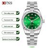 OFNS Classic Women's High-End Casual Luxury Quartz Wristwatch, Roman Numeral, Stud Design, Business-Commuting, Waterproof.