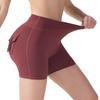 Hoge Taille Afslankende Yoga Cargo Shorts: Sneldrogende, Heupliftende, Hoge Elasticiteit Fitnesskleding
