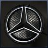 2025 Hot Car Sticker Emblem Light Car Front Grille Illuminated Logo Star Badge Fit For Mercedes Benz A B C E S R SL ML GL GLA GL