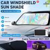 For Cupra Tavascan -2025 Foldable Front Windshield Sun Shade UV Reflective Sun Protection Cover Car Interior Accessories