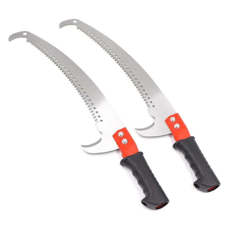 Toucan Pruning Saw: High Branch, Three-Sided Grinding, Double Hook, Manganese Steel Garden Hand Saw for Fruit Trees & High Altitude Logging.