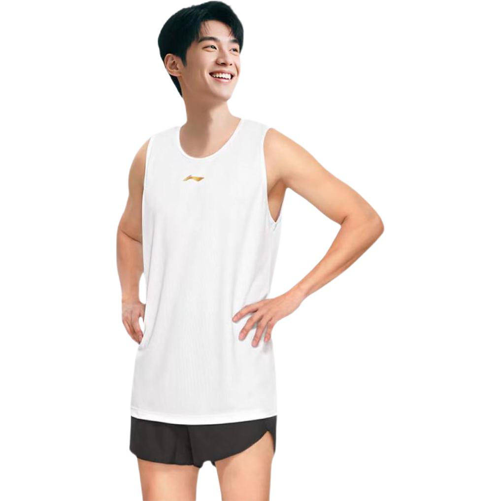 Li Ning Tank Tops Men's Crew Neck Thin Sleeveless LWTU014W