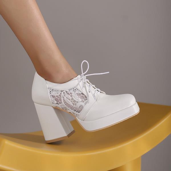 Fashion Slip On Square Toe Shoes Casual Heels Lace-Up Chunky Sandals Clogs for Women Branded Pumps 2025 Slip-On Comfortable Gold Block B