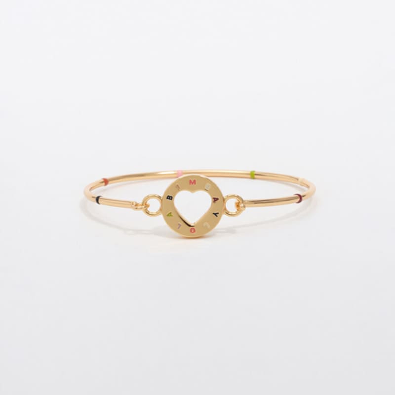 

BIMBA Y LOLA [25FW] BIMBA Y LOLA Gold Rigid Logo Bracelet B256AIX005GOF Gold_FREE
