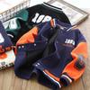 Veste de sport décontractée à boutons pour garçons, printemps et automne, maillots de baseball