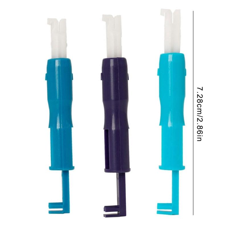 10Pcs Machine Needle Inserter Threader Automatic Needle Threader Quick Sewing Threader Threading Tool for Sewing Machine