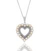 Ethiopian Opal Heart Pendant Necklace: 925 Sterling Silver Love Charm