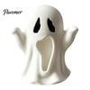 Decorative Halloween Figurines 3D Printed Ghost Figurine, Spooky Small Statue, Festival Atmosphere Ornament Cute Desktop Decoration for Party Tabletop