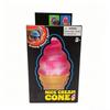 Ice Cream Cone Shaped Soft Squeeze Toy for Stress Relief