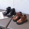 Children's Martin Boots Leather Boots Girls Boots 2025 Autumn New British Style Boys Short Boots Medium Children Single Boots