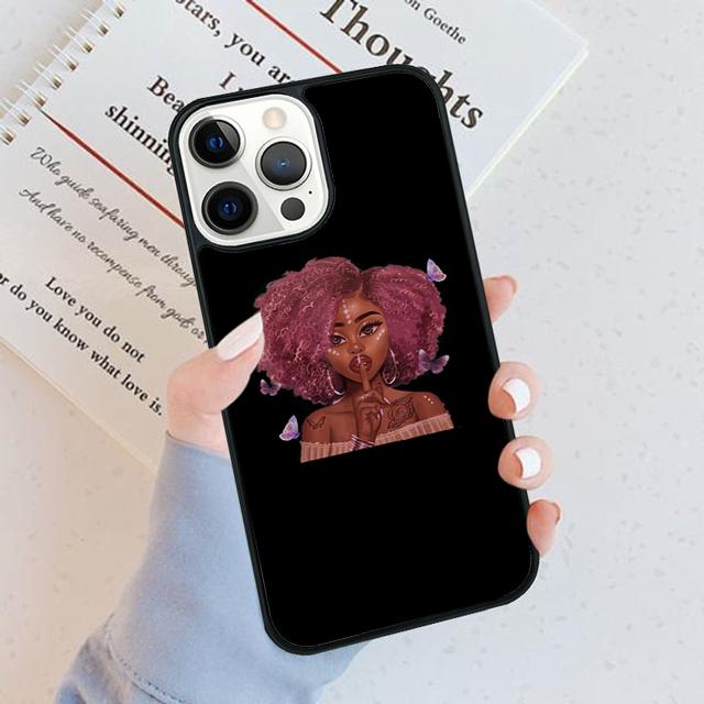 Black Girl Magic phone Case Cover For iPhone 17 Air 16 15 14 Plus Apple 11 12 13 Pro Max coque