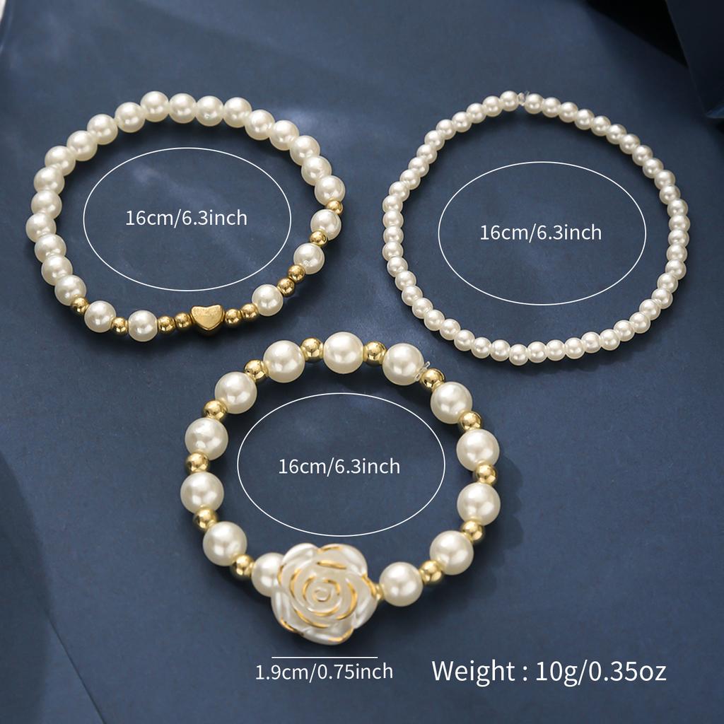 Hot-selling camellia flower styling bracelet set creative bracelet elegant jewelry