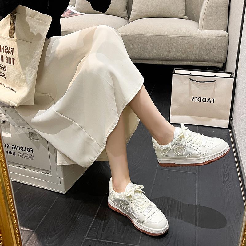 Women's Shoes 2025 Spring and Summer Platform Sports Versatile Casual Shoes Women's Small Fragrant Style Increases the Height of Versatile Dad Shoes