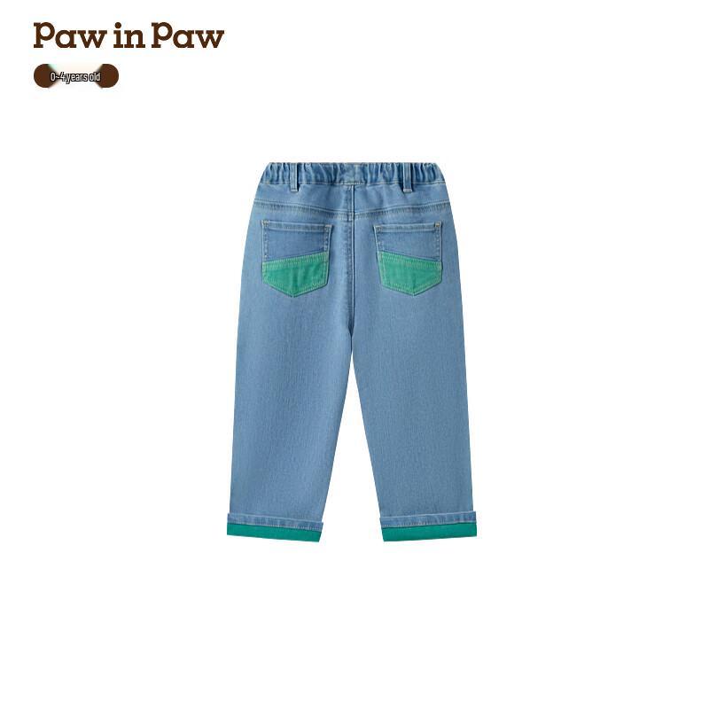 PawinPaw Boys  Cartoon Bear Casual Denim Pants 90