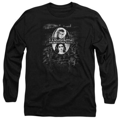 Labyrinth Unisex Adult Maze Long-Sleeved T-Shirt