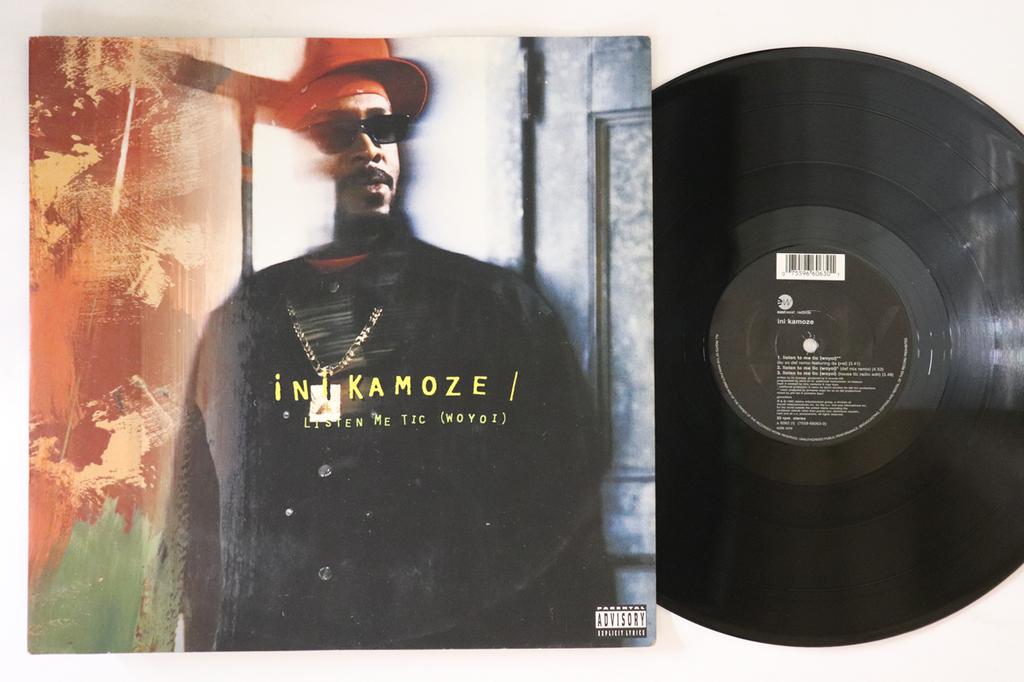 12inch Record INI KAMOZE - Listen Me Tic (Woyoi) 7559660630,A606 EASTWEST 1995 Europe Dance & Electronica Used