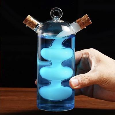 Oil Creative Bottle Dual-use Glass Oil Pot Wine Pot 2-in-1 Bar Household Goods