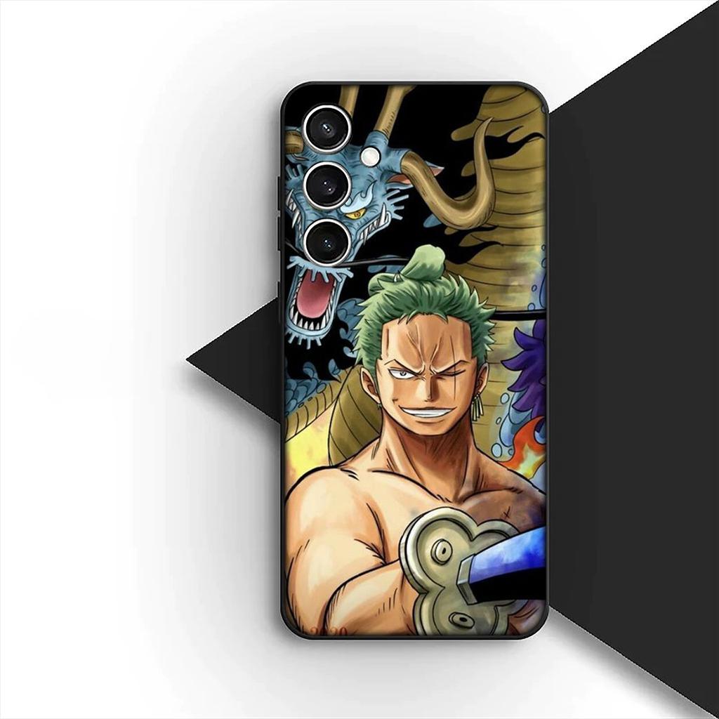 Cover for Samsung Galaxy S20 S22 S21 FE Ultra Plus A07 A17 A15 A16 A25 A57 A37 Phone Case Roronoa Zoro One Luffy Pieces Sanji