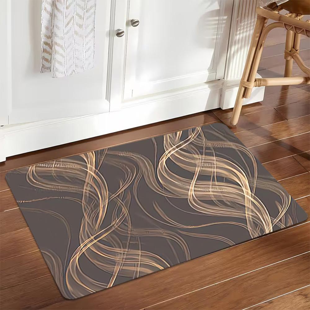 

Abstract Lines Wall Art Decoration,Carpet,Living Room,Bedroom, Non-slip,Square rug 40cmx60cm