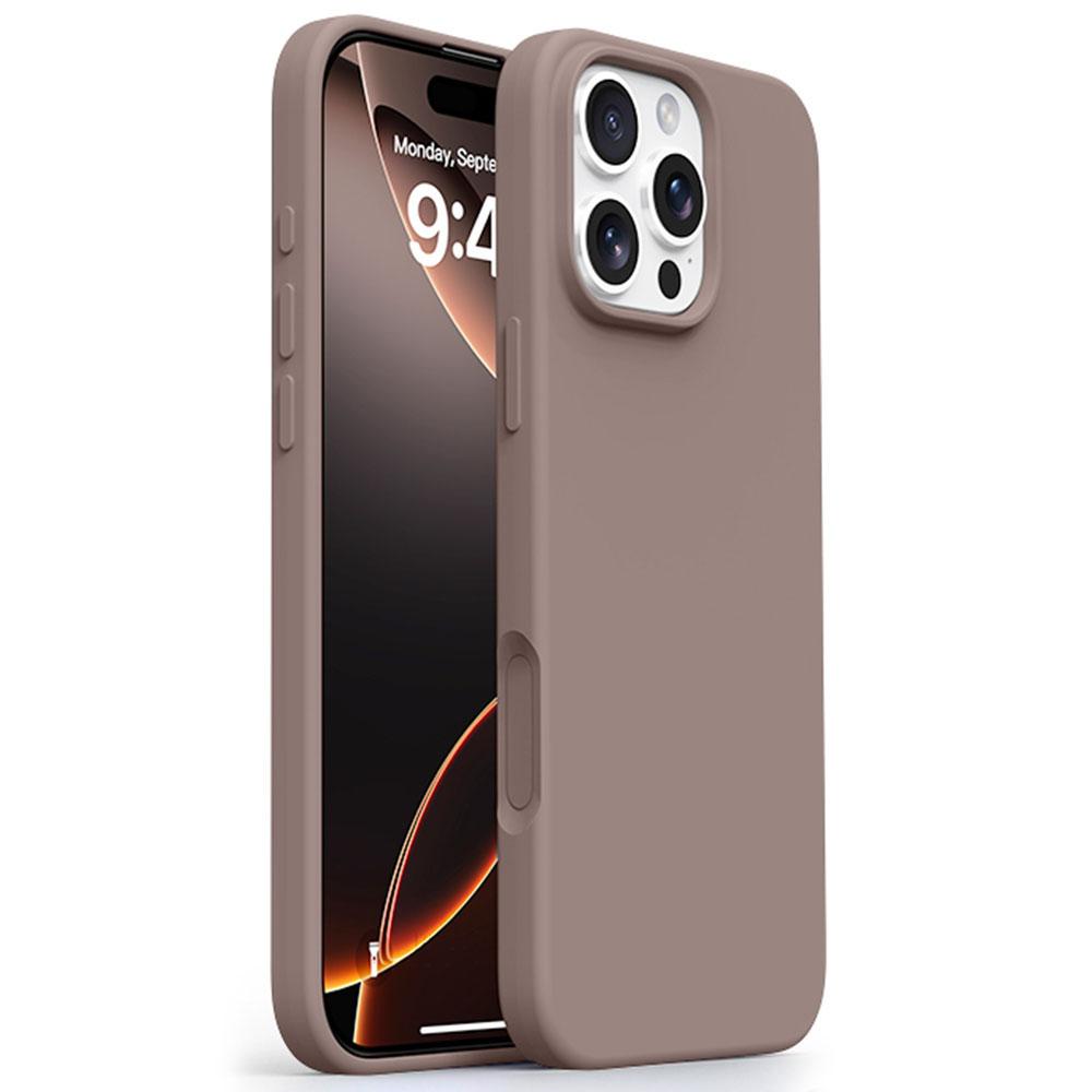 For iPhone 16 Pro Case Compatible with MagSafe Ultra Thin Liquid Silicone+PC Phone Cover