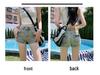 Summer 2025 Women's High-Waisted Stretch Denim Shorts - Slimming A-Line Hot Pants