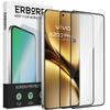 2x Tempered Glass for Vivo X200 Pro 5G, ERBORD 3D Full, Full Screen Glass