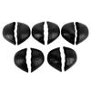 5 Pairs Round Toe Inserts Thickened PU Foam Shoe Size Reducer Non Slip Toe Cushion Filler for High Heels Sneakers Boots