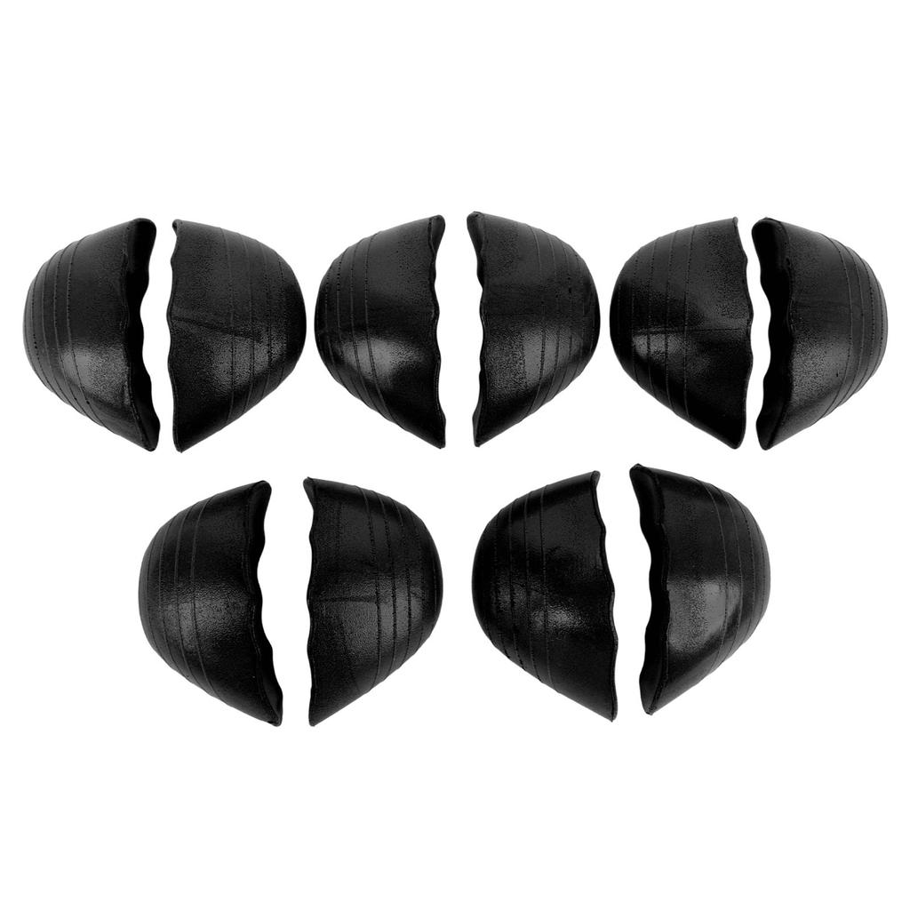 5 Pairs Round Toe Inserts Thickened PU Foam Shoe Size Reducer Non Slip Toe Cushion Filler for High Heels Sneakers Boots