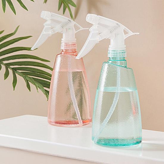 500ml Spray Bottle Transparent Refillable Spray Bottle with Adjustable Nozzle Plant Mister Bottle for Cleaning Watering Hair Cooking Gardening