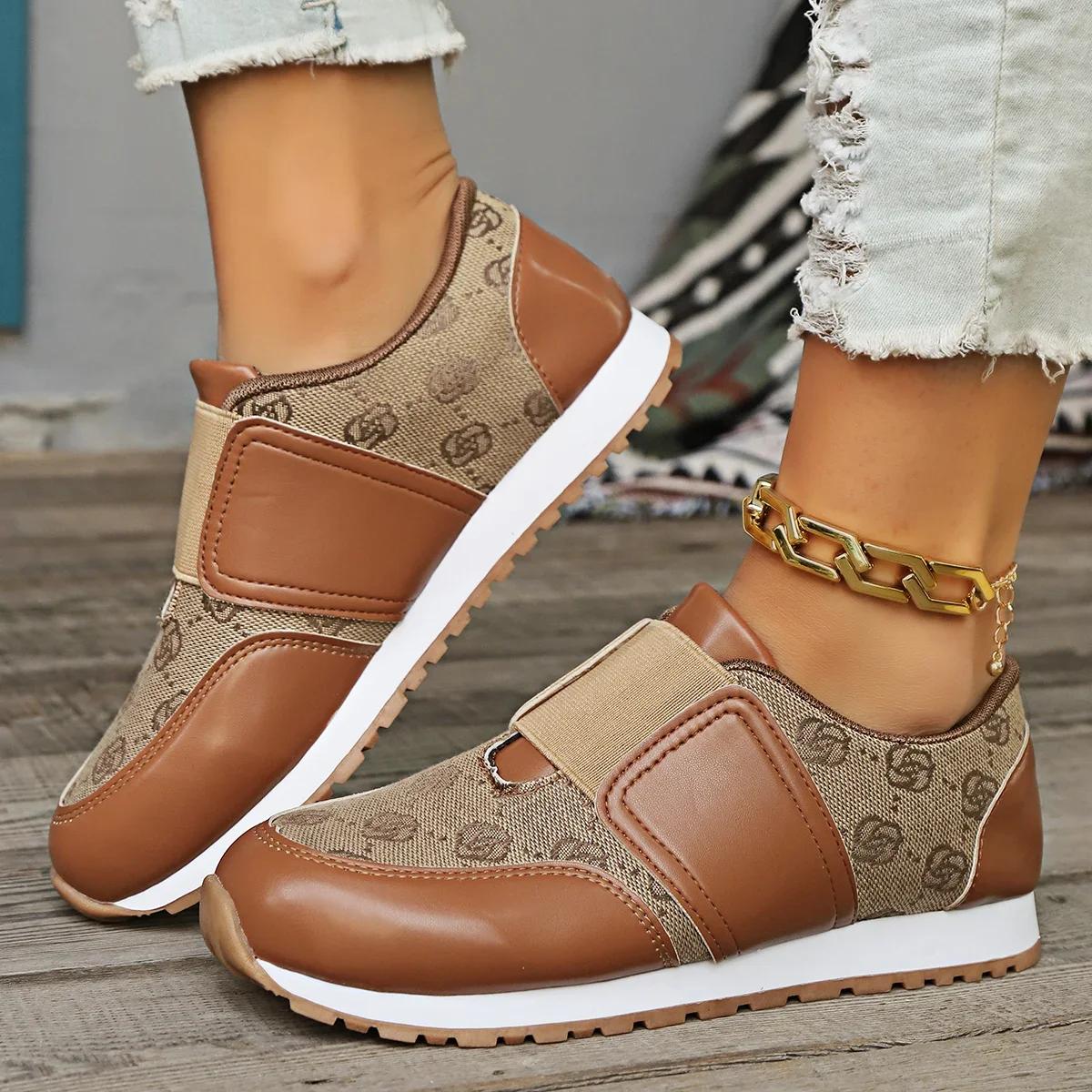 

Новые женские туфли на платформе большого размера Rome Shallow Causal Walking Shoes для женщин Outdoor Light Womens Sneakers Tenis Feminino 43 коричневый