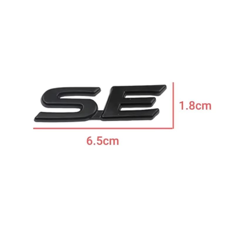 Car Body Sticker Trunk Tail Badge Emblem for Toyota SE Aygo CHR Auris Rav4 Corolla 4Runner Avalon Avensis Camry Accessories