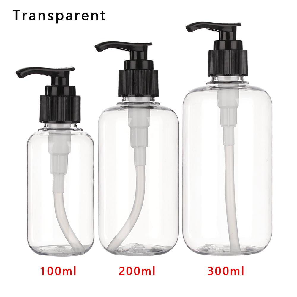 100ml 200ml 300ml Badezimmer Tragbare Seifenspender Lotion Shampoo Duschgel Seife Leere Bade-Pumpflasche Reisebehälter