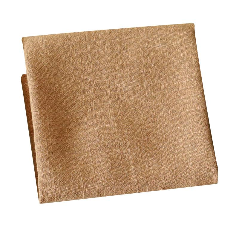 Disposable 100% Linen Crocheted Napkins Plain Square Kitchen & Tea Towels for Home Restaurant Wedding Use