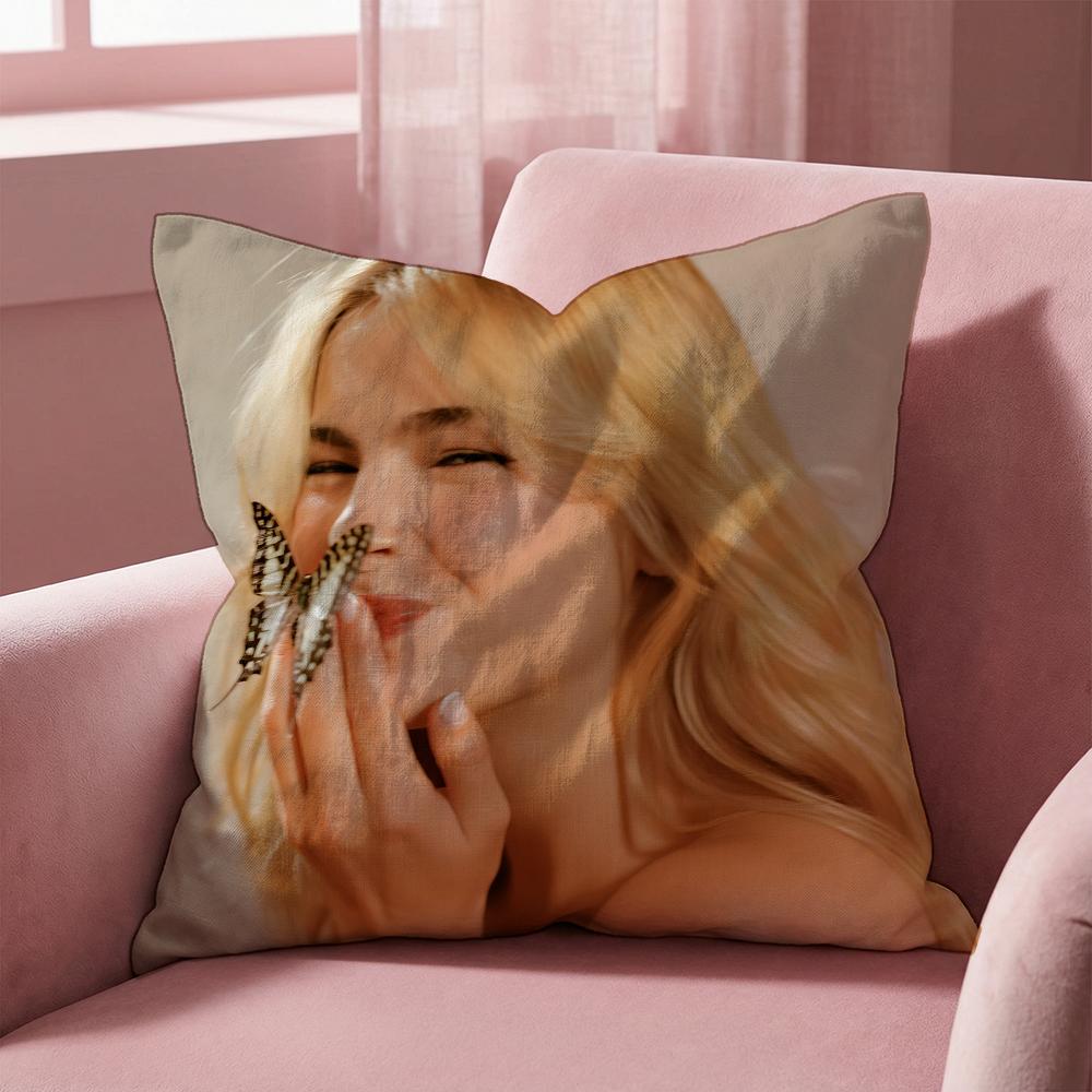 Addison Rae Cushion Cover Multi-Scene Pillow Cover for Home & Car - Reversible, Soft & Durable for Daily Use