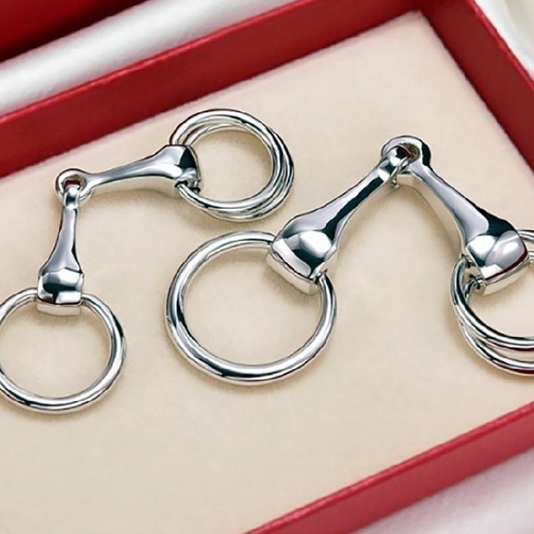 Sophisticated Scarf Clip adorned with a Horse Bit Delicate Shawl Rings Clips
