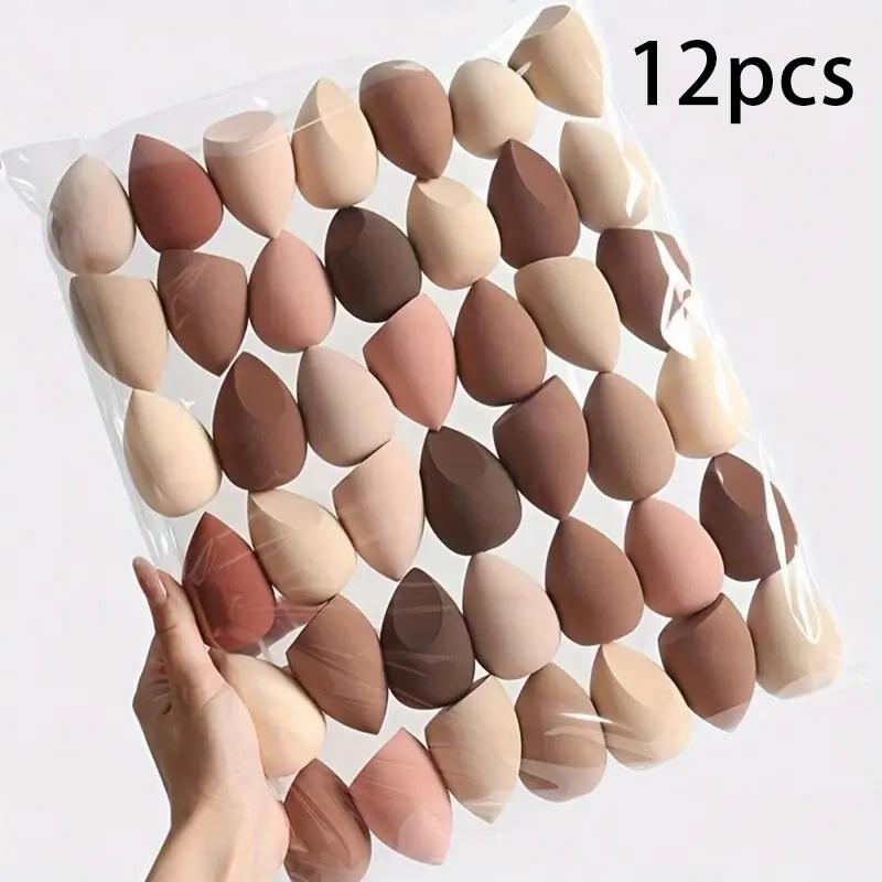 

12-Pack Coffee Color Beauty Blenders - Flawless Foundation Application for Holiday Parties - Makeup Sponge Set United States