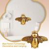 Artizanat Decor Acasă Albină Aurie Agățat de Perete, Pandantiv Decorativ Creativ Insectă